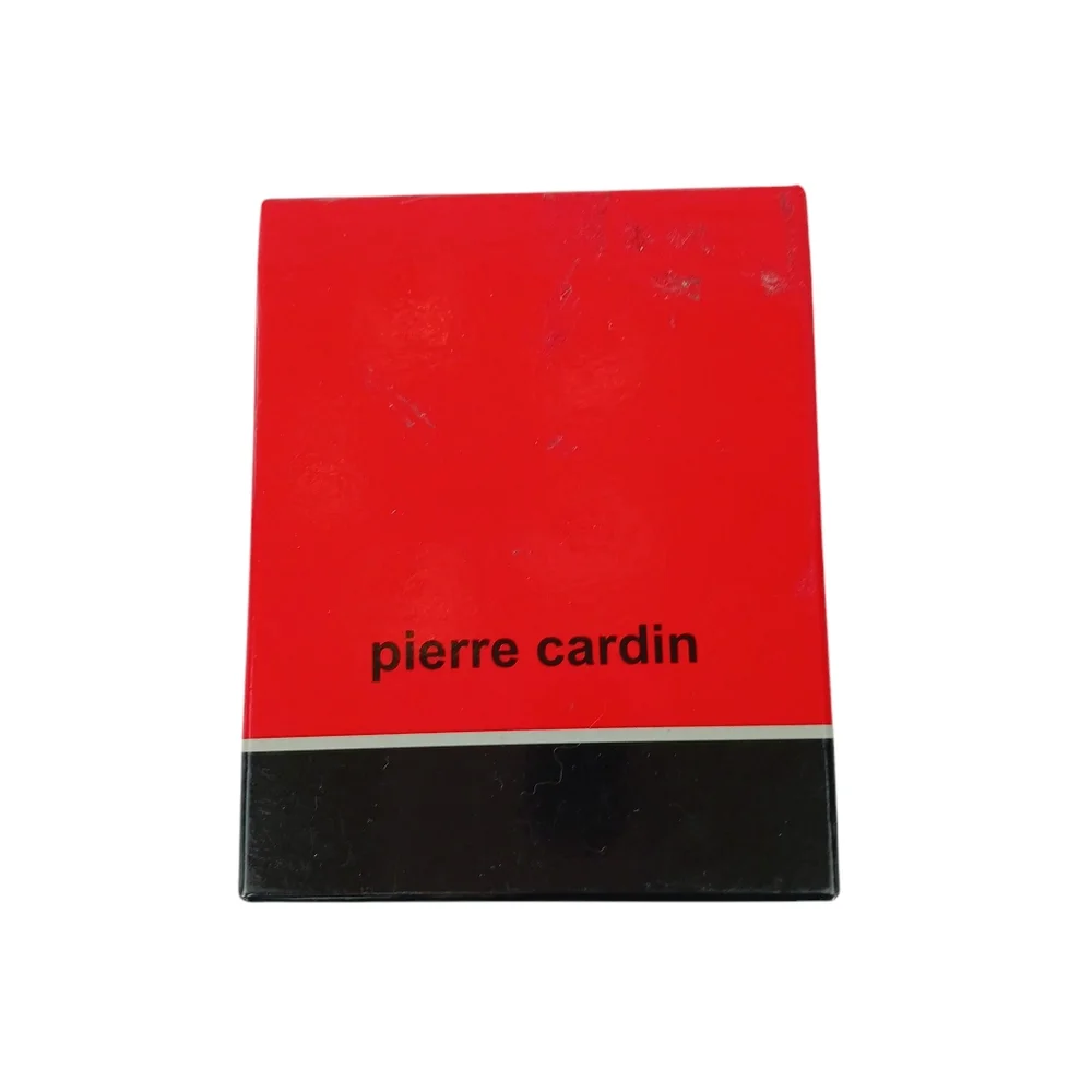 Pierre Cardin Brown Men's Leather Wallet New in Box Trifold